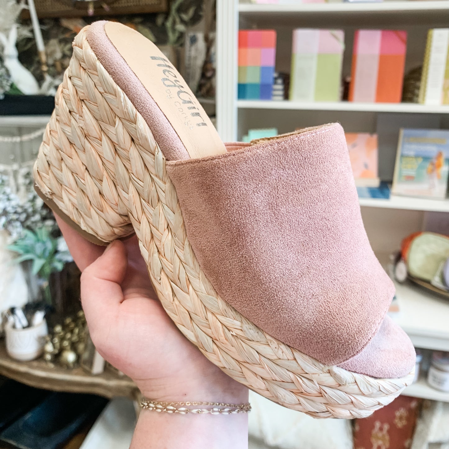 Corky Footwear Solstice Platform Heel (Blush)