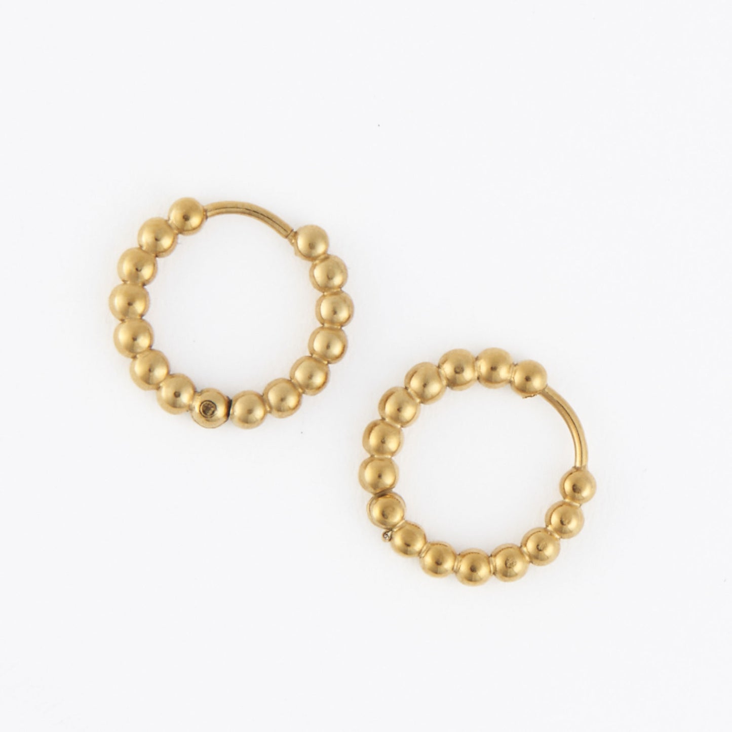 Gold Bubble Hugger Hoop
