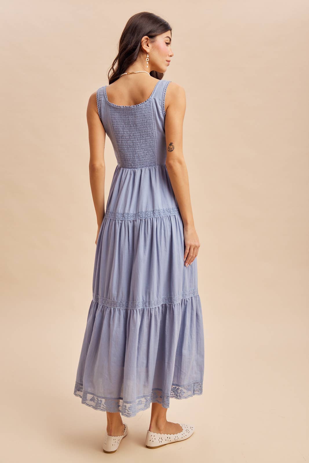 Sunny Days Cotton Sleeveless Maxi Dress (Small to Large)