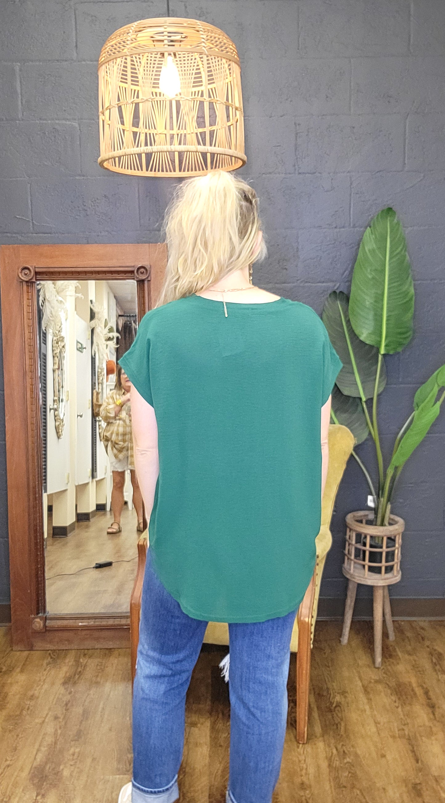 The Perfect Top Hunter Green (Small to Large)