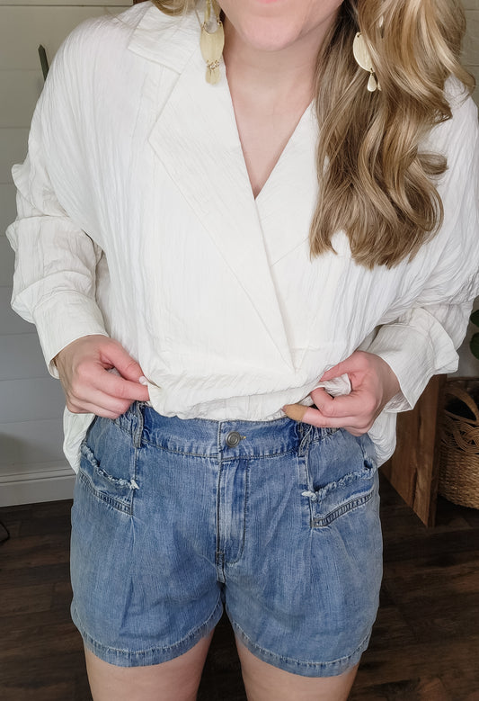 Picture Perfect Denim Shorts (Small to Large)