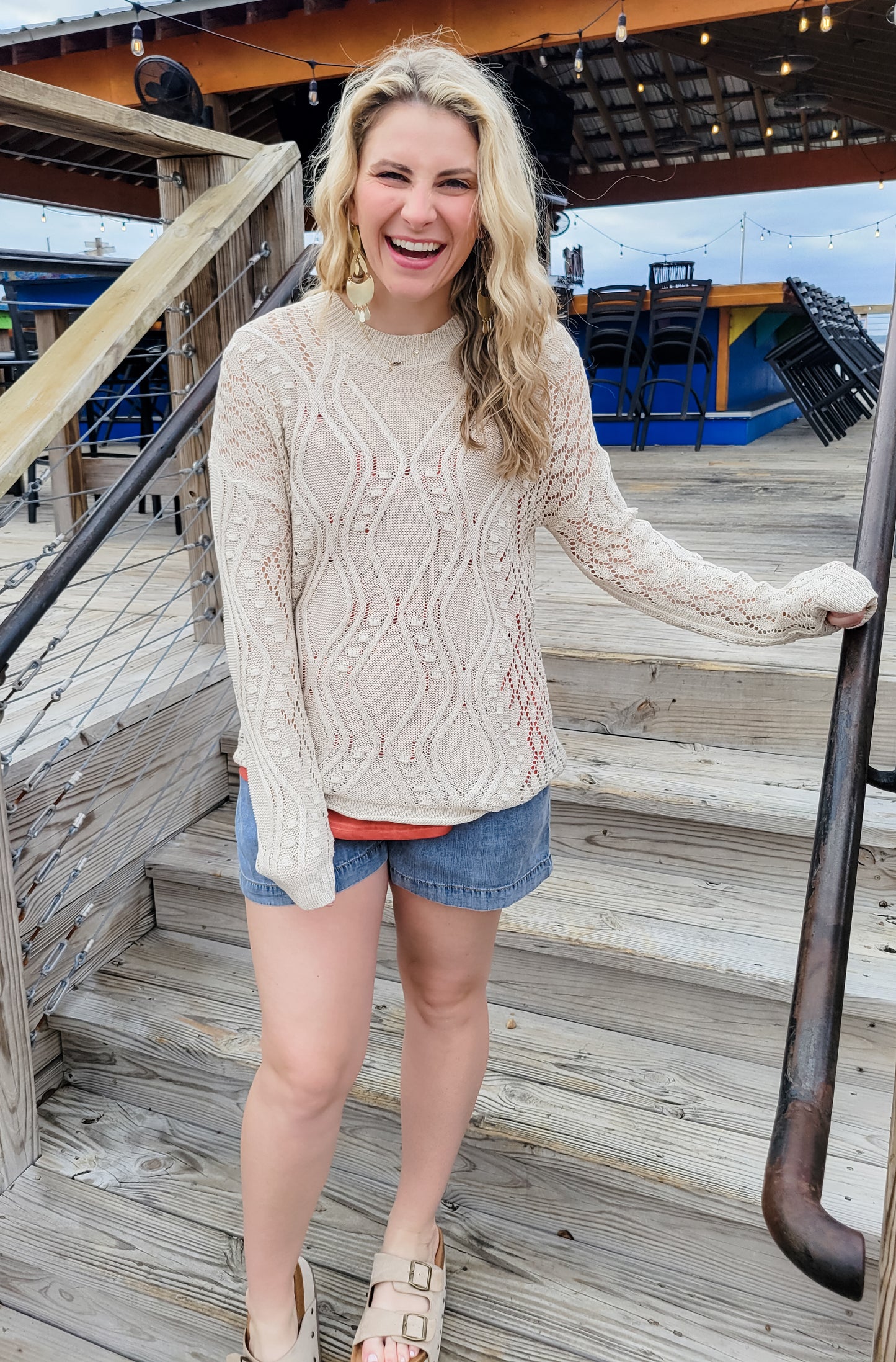 The Connerly Knitted Sweater Top (Small to Large)