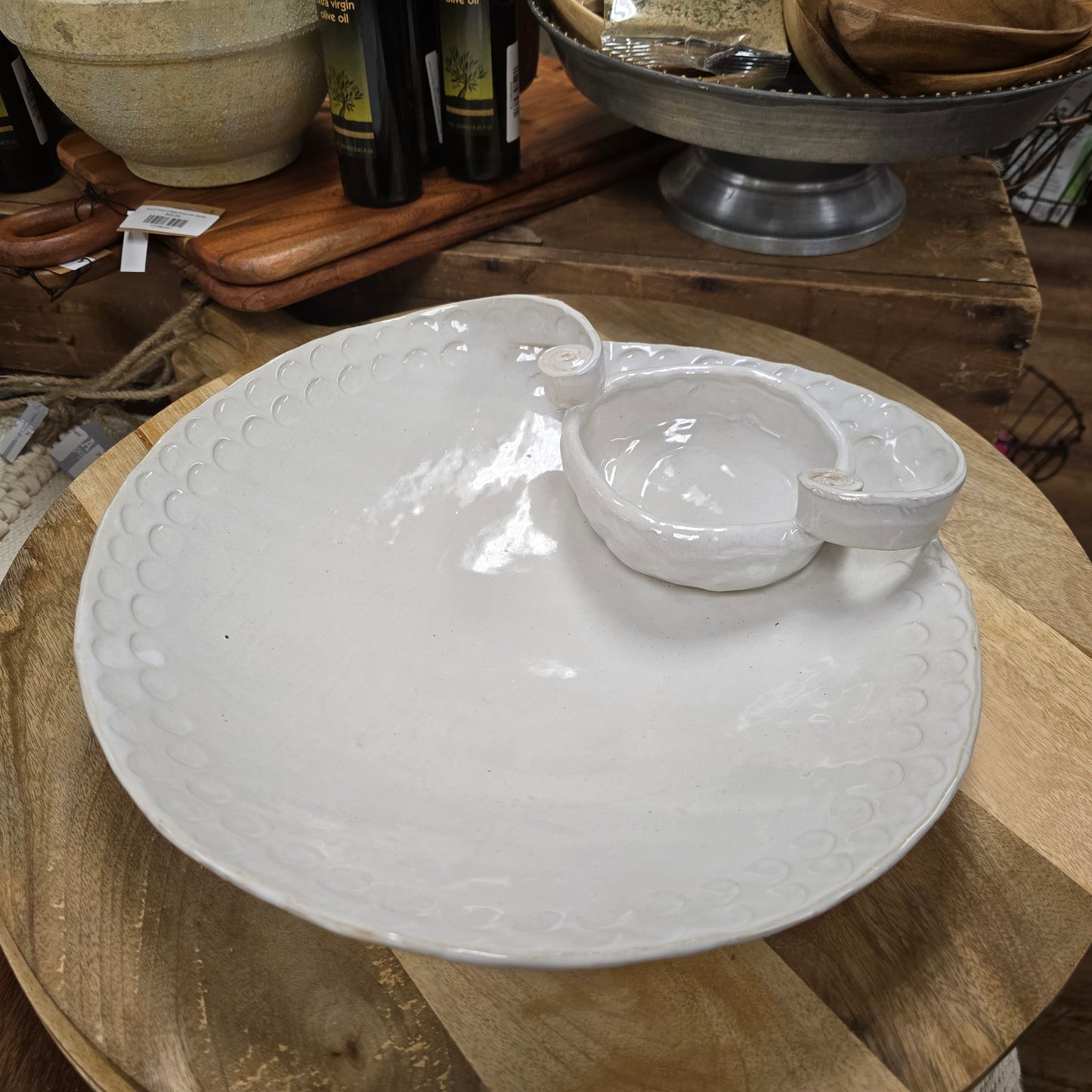 Chip and Dip #17 High Cotton Glaze Pottery