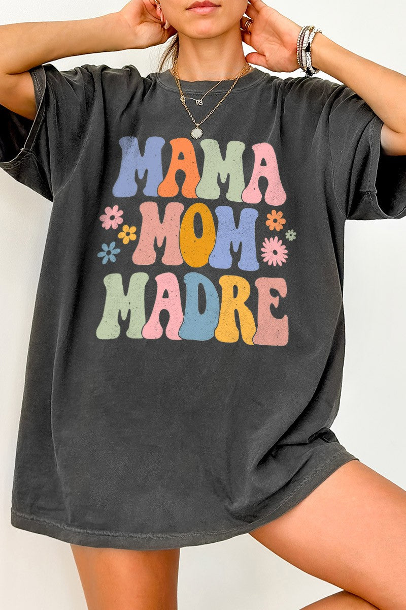 Mama, Mom, Madre Graphic Tee (Small to XL)