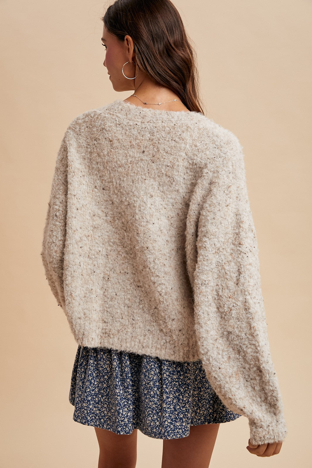 All the Glory Cozy Boucle Cardigan
