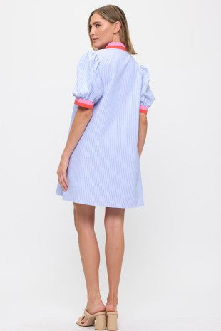 Down Line Striped Dress