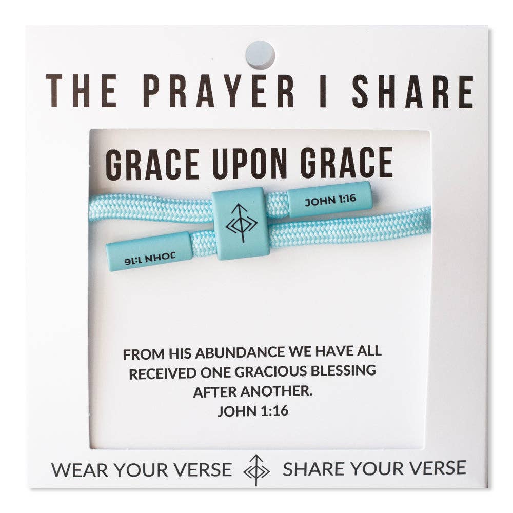 GRACE UPON GRACE Bracelet, Christian Cord Bracelet