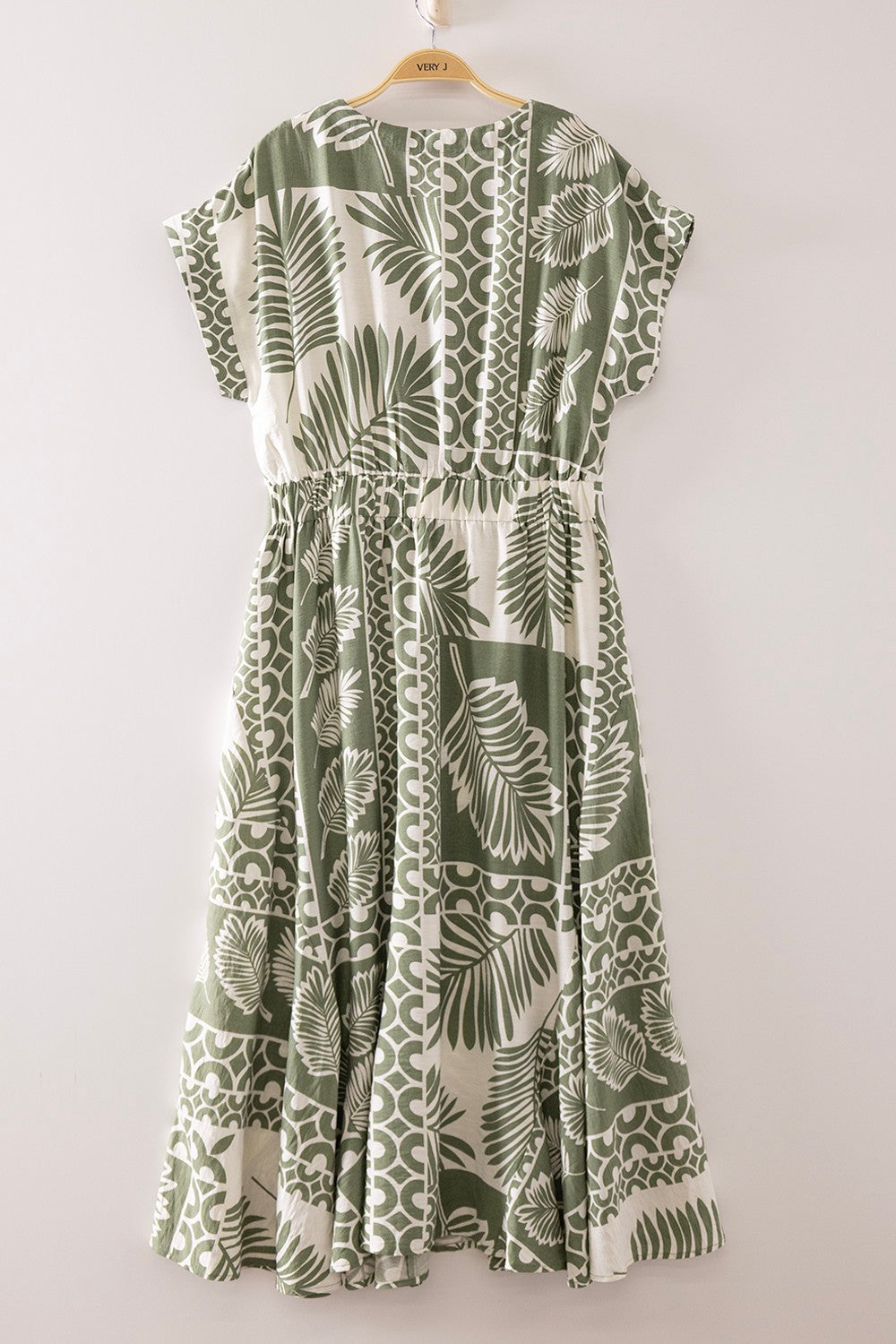Sandy Palms Midi Length Dress