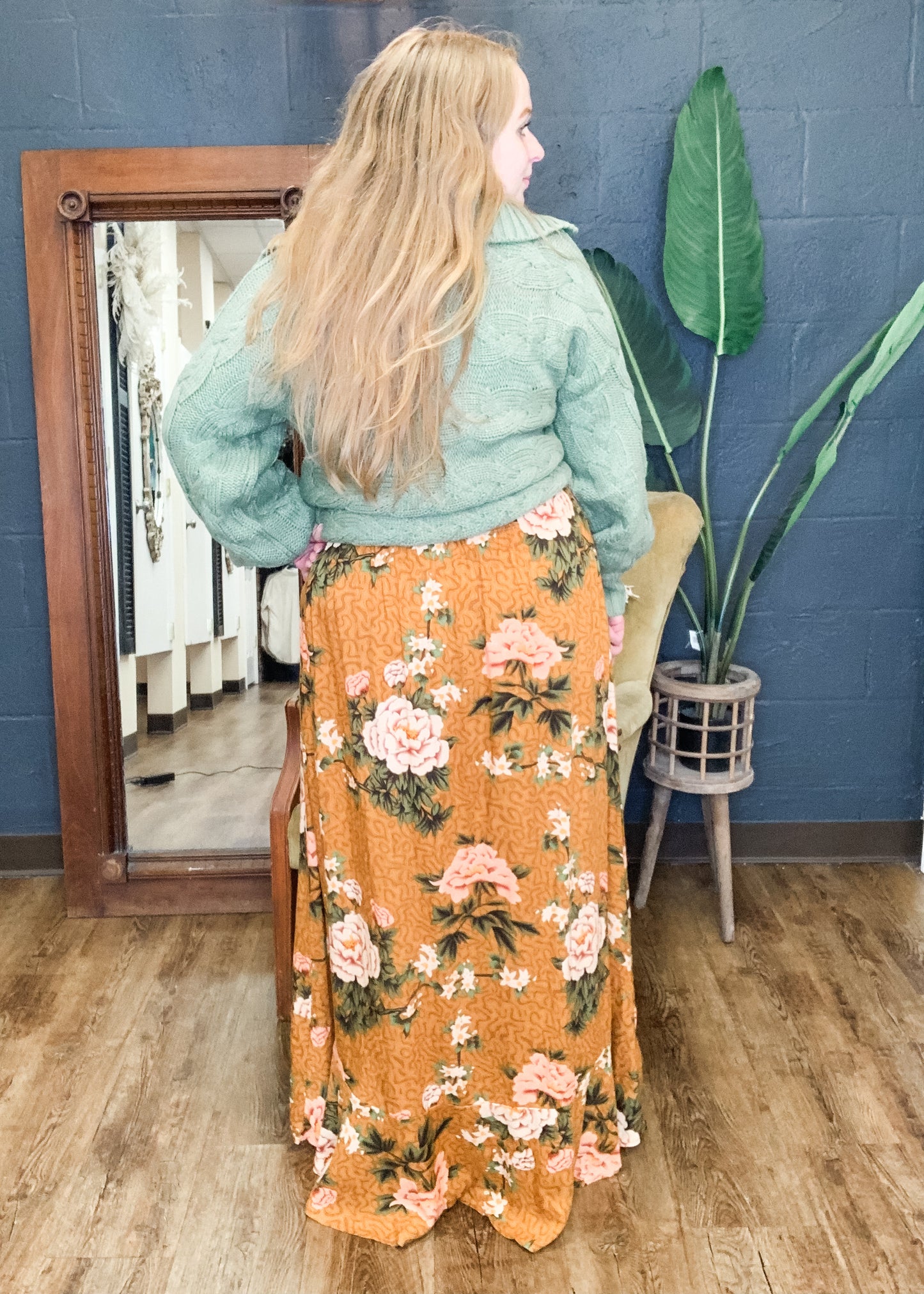 Into the Garden Maxi Skirt (Small to Large)