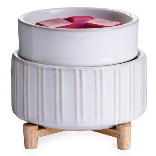Ceramic + Wood 2-in-1 Classic Fragrance Warmer