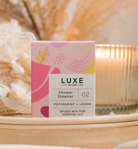 Peppermint + Lemon Shower Steamer