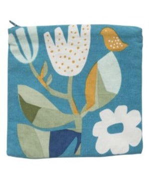 Floral Print Square Food Pouch