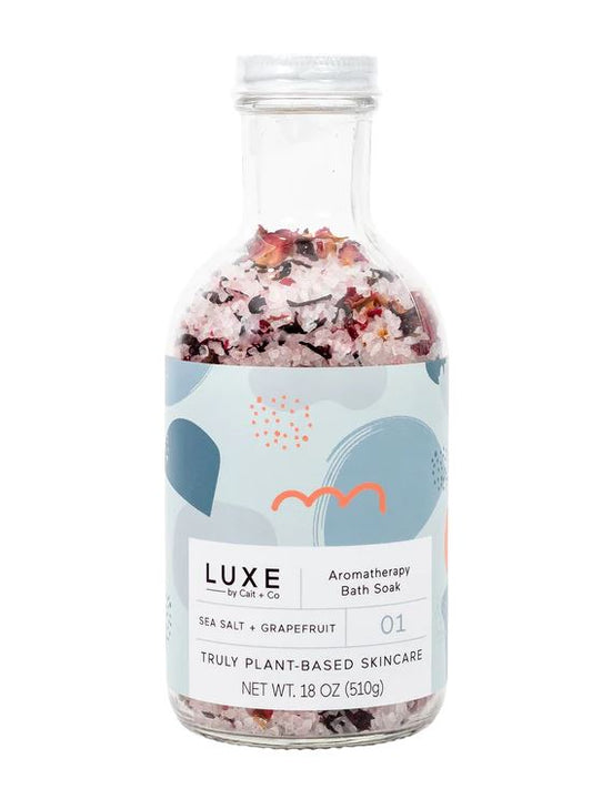 Sea Salt + Grapefruit Aromatherapy Bath Soak