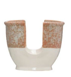Stoneware Sponge Holder with Glaze