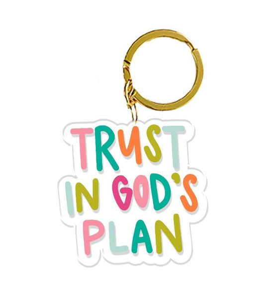 Trust in God's Plan Acrylic Keychain
