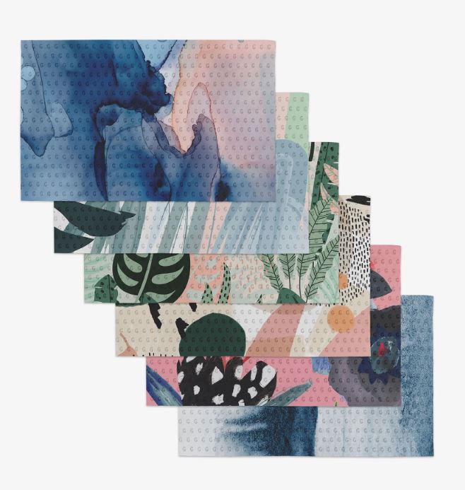 Geometry Not Paper Towel Artistic Set of 6