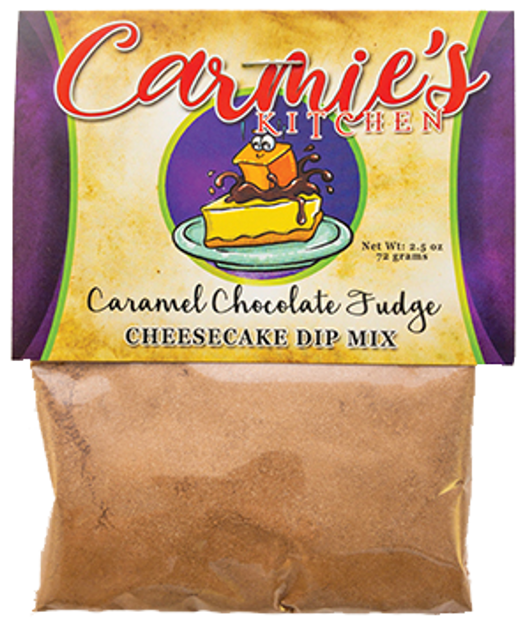 Carmie's Kitchen Chocolate Caramel Fudge Cheesecake Dip Mix