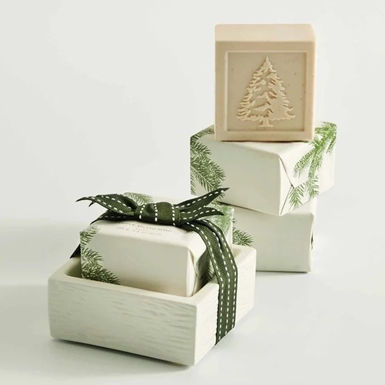 THYMES - EBI Frasier Fir Bar Soap & Dish Set