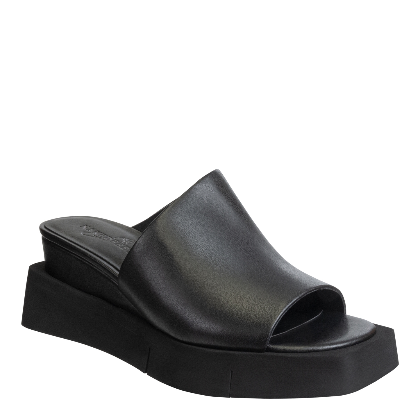 Naked Feet Infinity Wedge (Black)