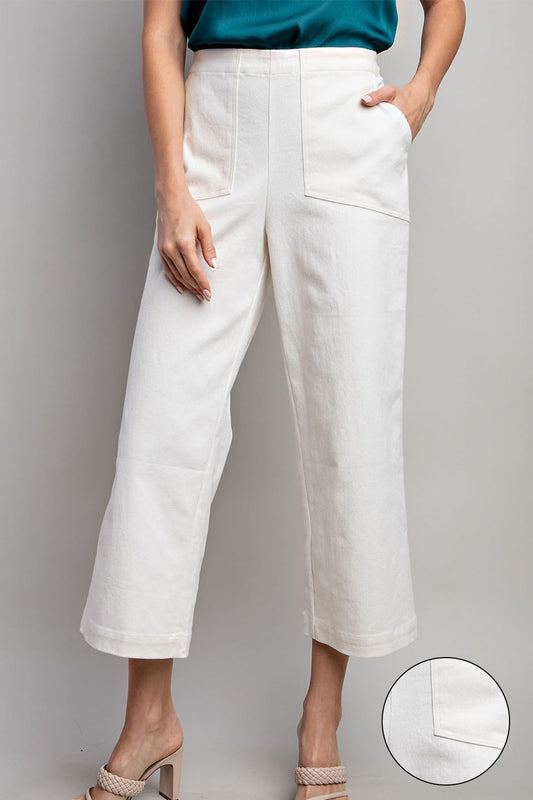 The Uptown Pant in Off White (Small to Large)