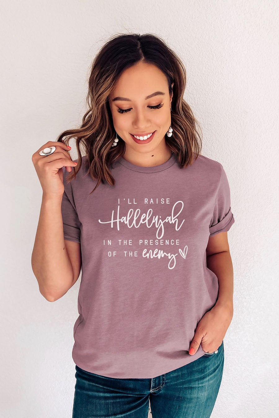 I’ll Raise Hallelujah Graphic Tee (Small to XL)