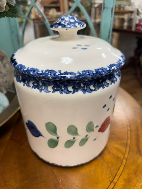 Gail Pittman Whiteware Medium Canister