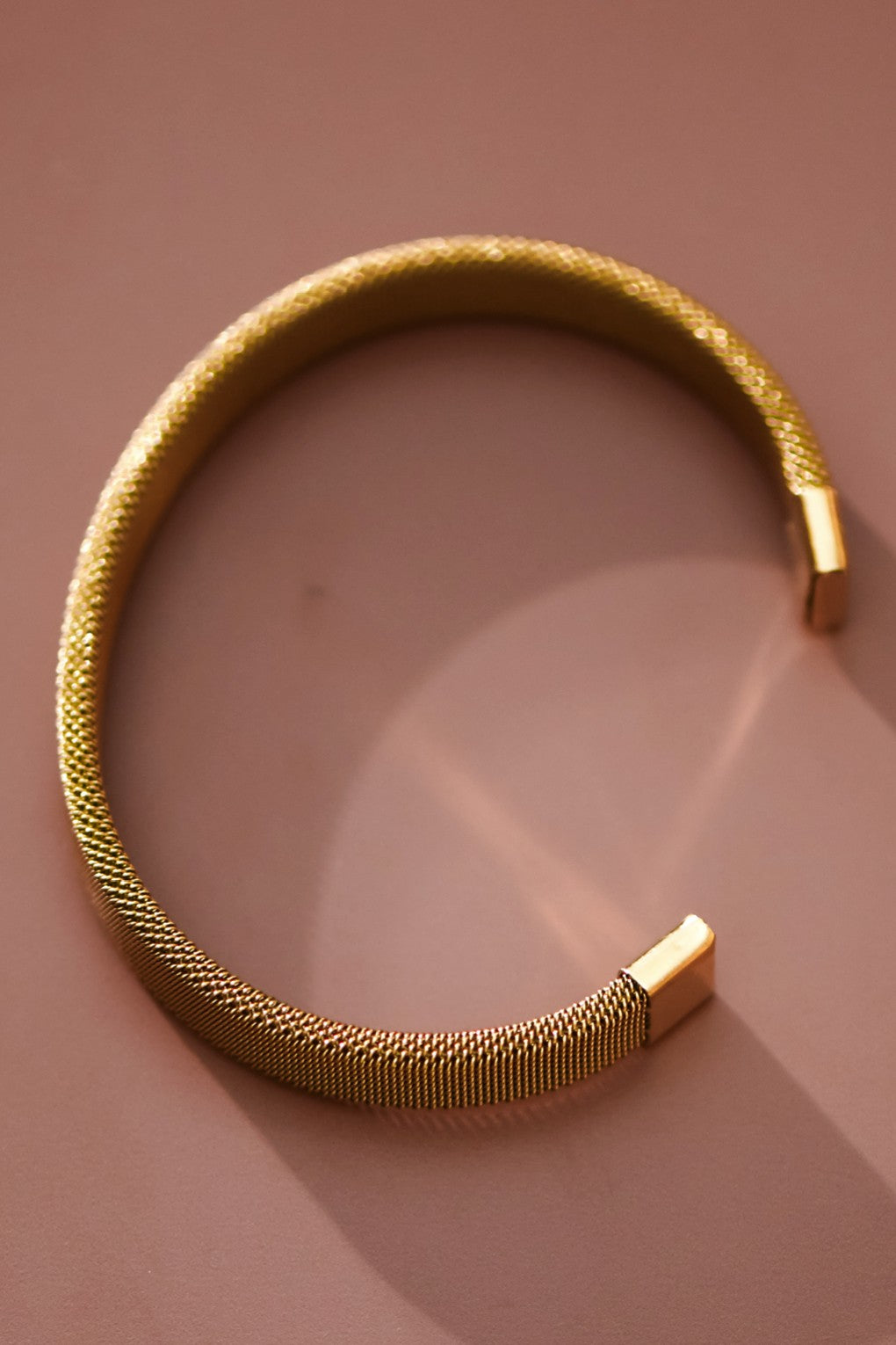 Retro Style Watch Band 18k Gold Plated Bangle