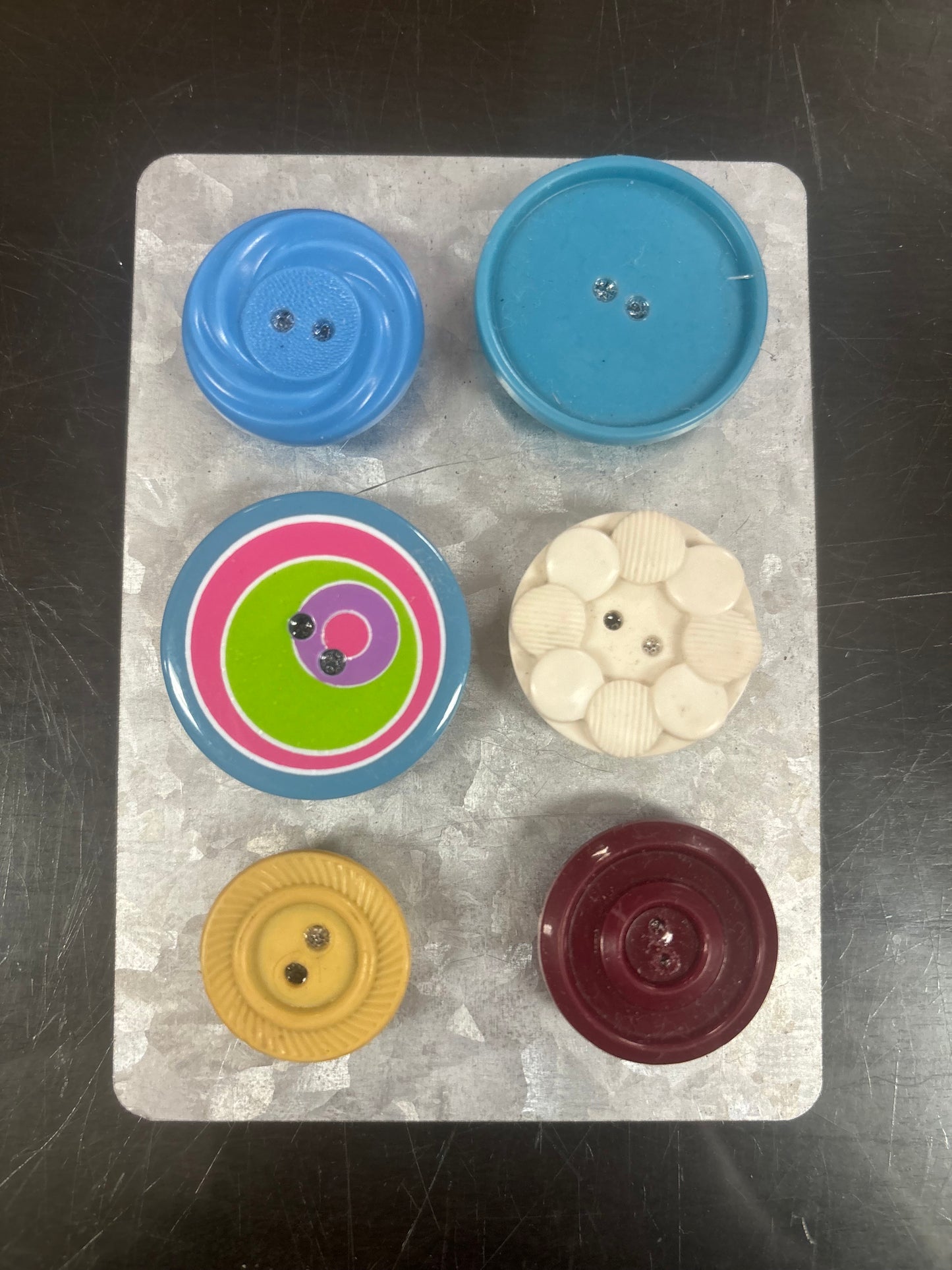 Vintage Button Magnets