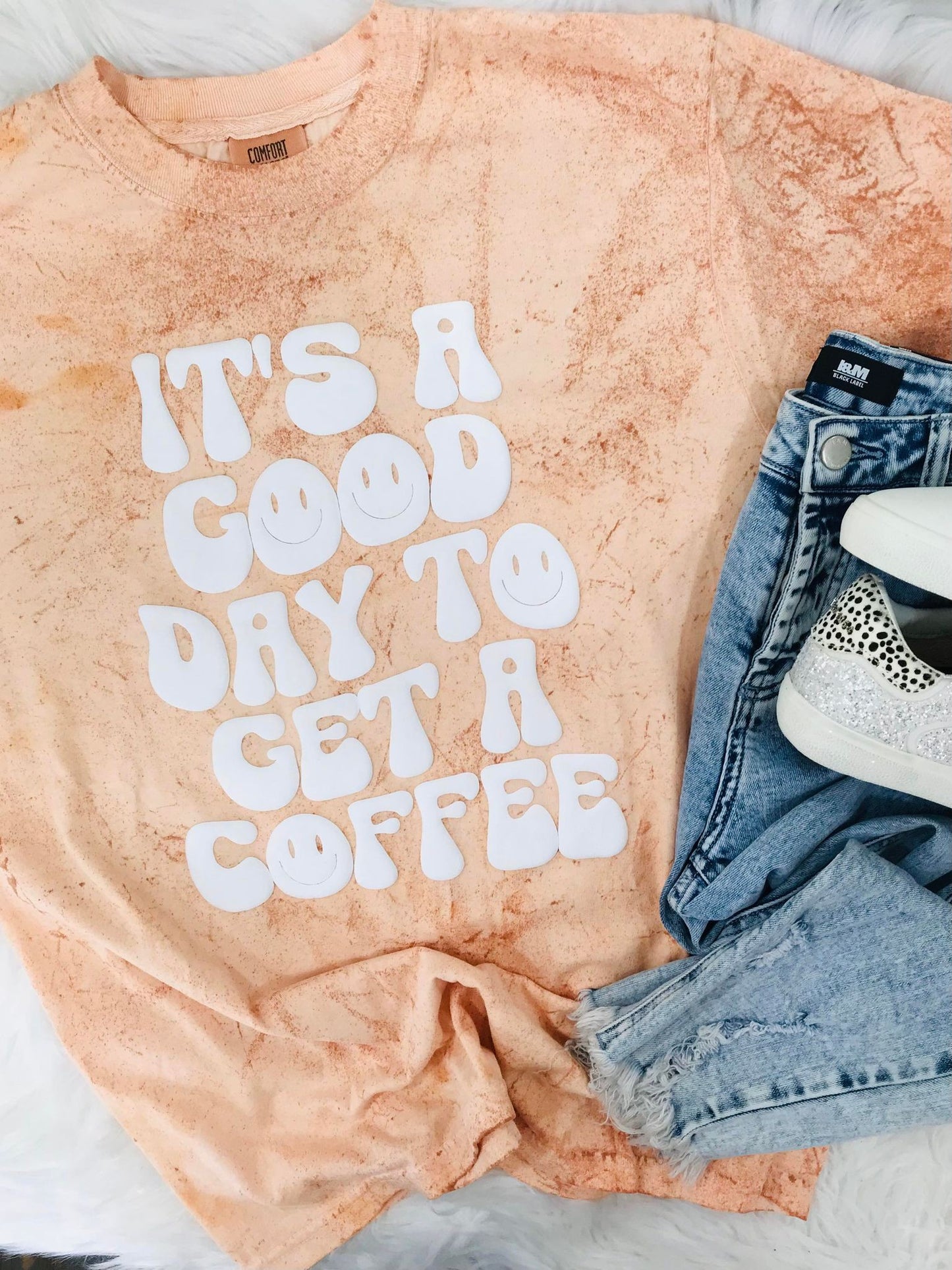 It's a Good Day to Get Coffee Retro Tee (Small to 2XL)