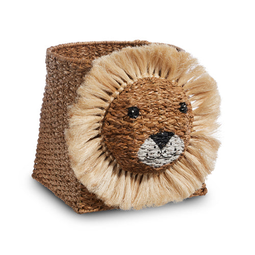 18" Woven Lion Basket