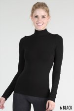 Long Sleeve Mock Neck Top 3 Colors