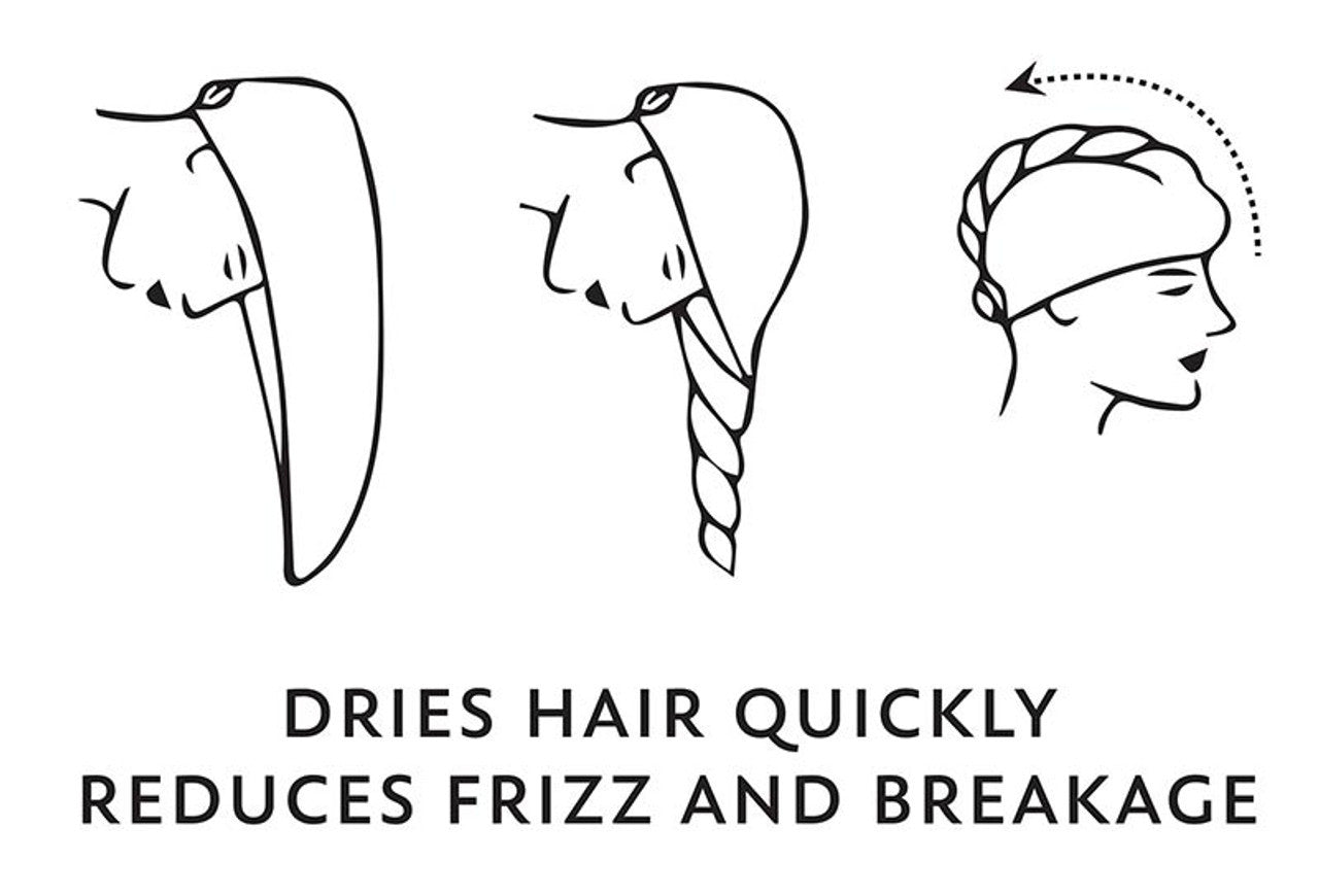 Plush Microfiber Hair Wrap Towel