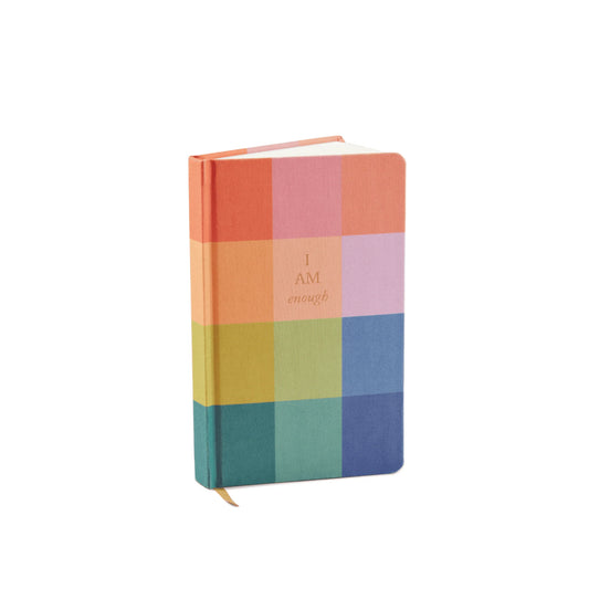 Cloth Covered Journal (Rainbow Check)