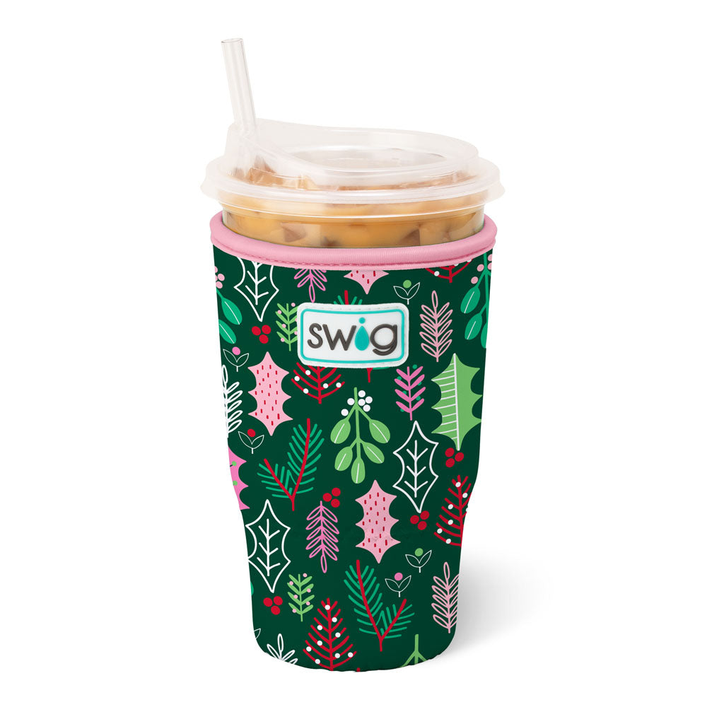 Swig Merry Mistletoe Iced Cup Coolie (Large)