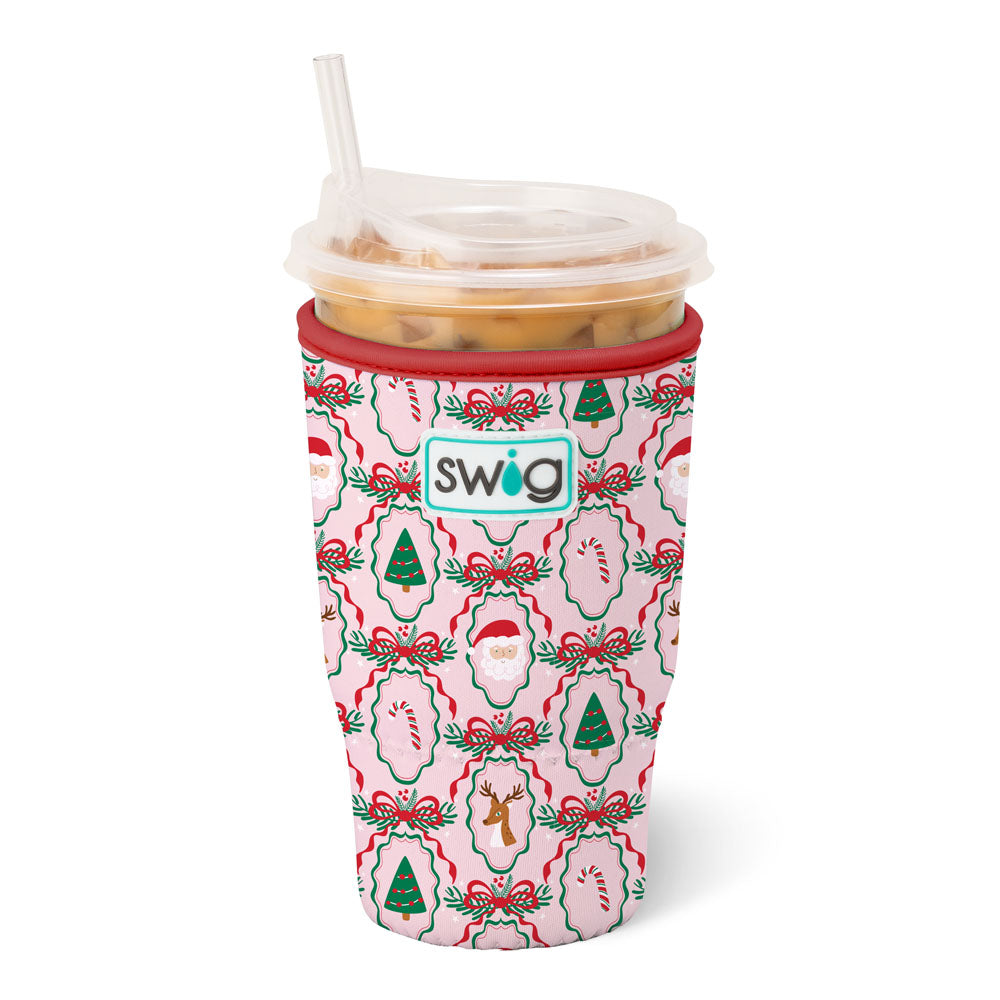 Swig Christmas Cameos Iced Cup Coolie (Large)