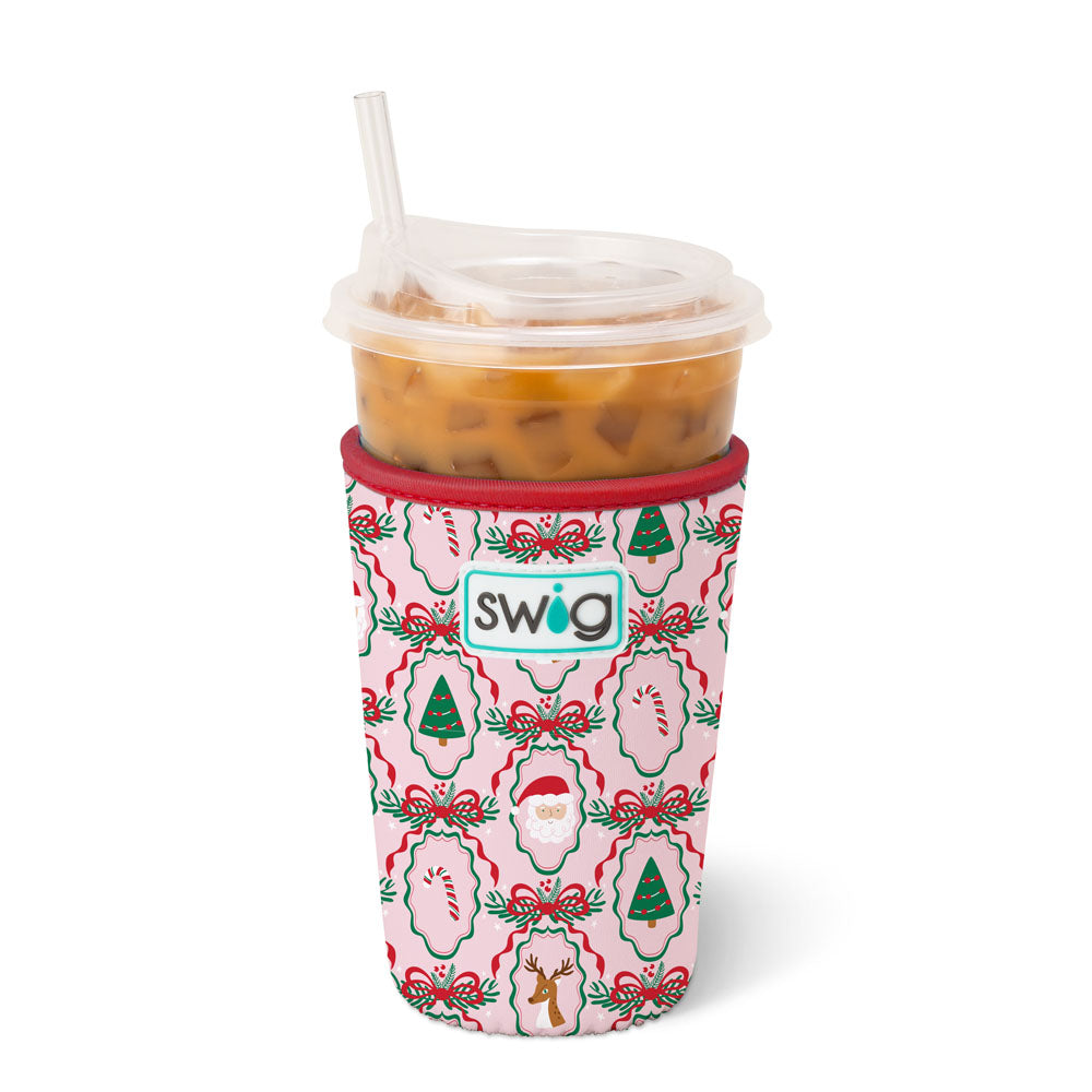 Swig Christmas Cameos Iced Cup Coolie (Medium)