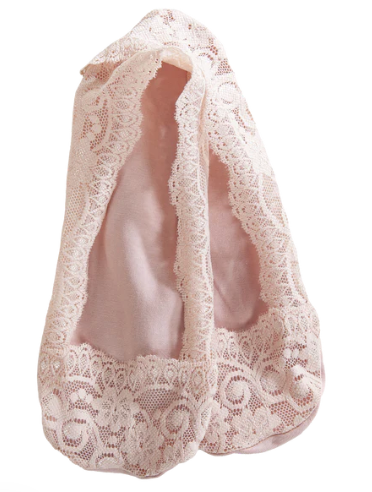 Apricot Lacey Footsie World's Softest Sock