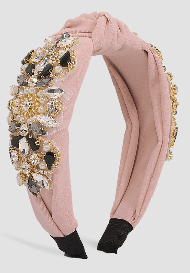 Luxury Full Crystal Topknot Headband