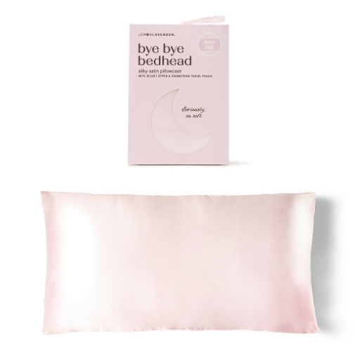 Bye Bye Bedhead Rosewater Silky Satin King Size Pillowcase