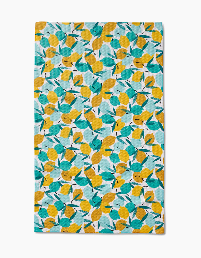 Geometry Lemonade Tea Towel
