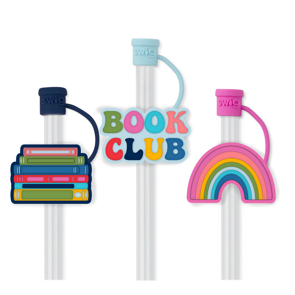 SWIG Book Club Straw w/ Toppers