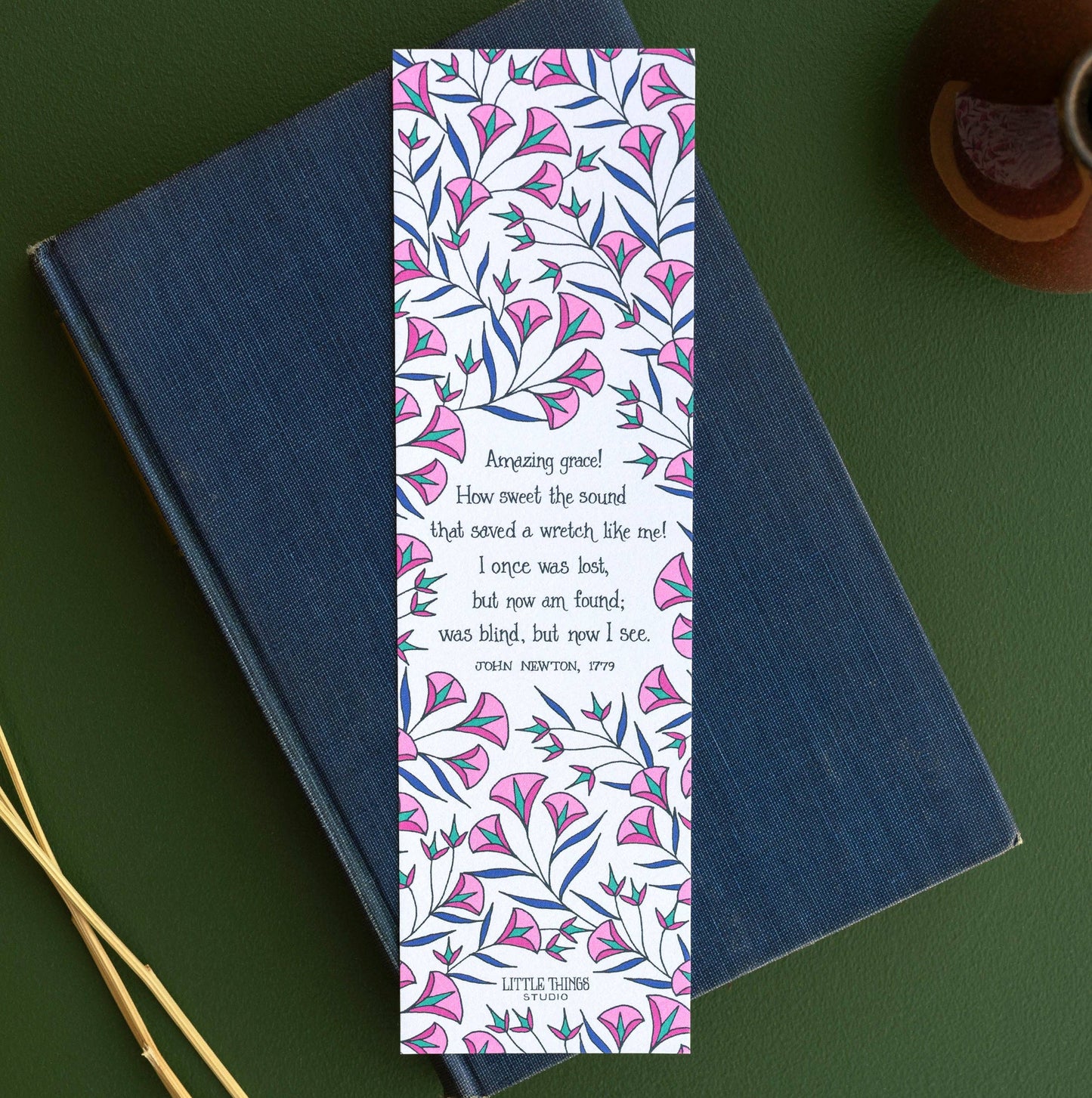 Amazing Grace Hymn Bookmark