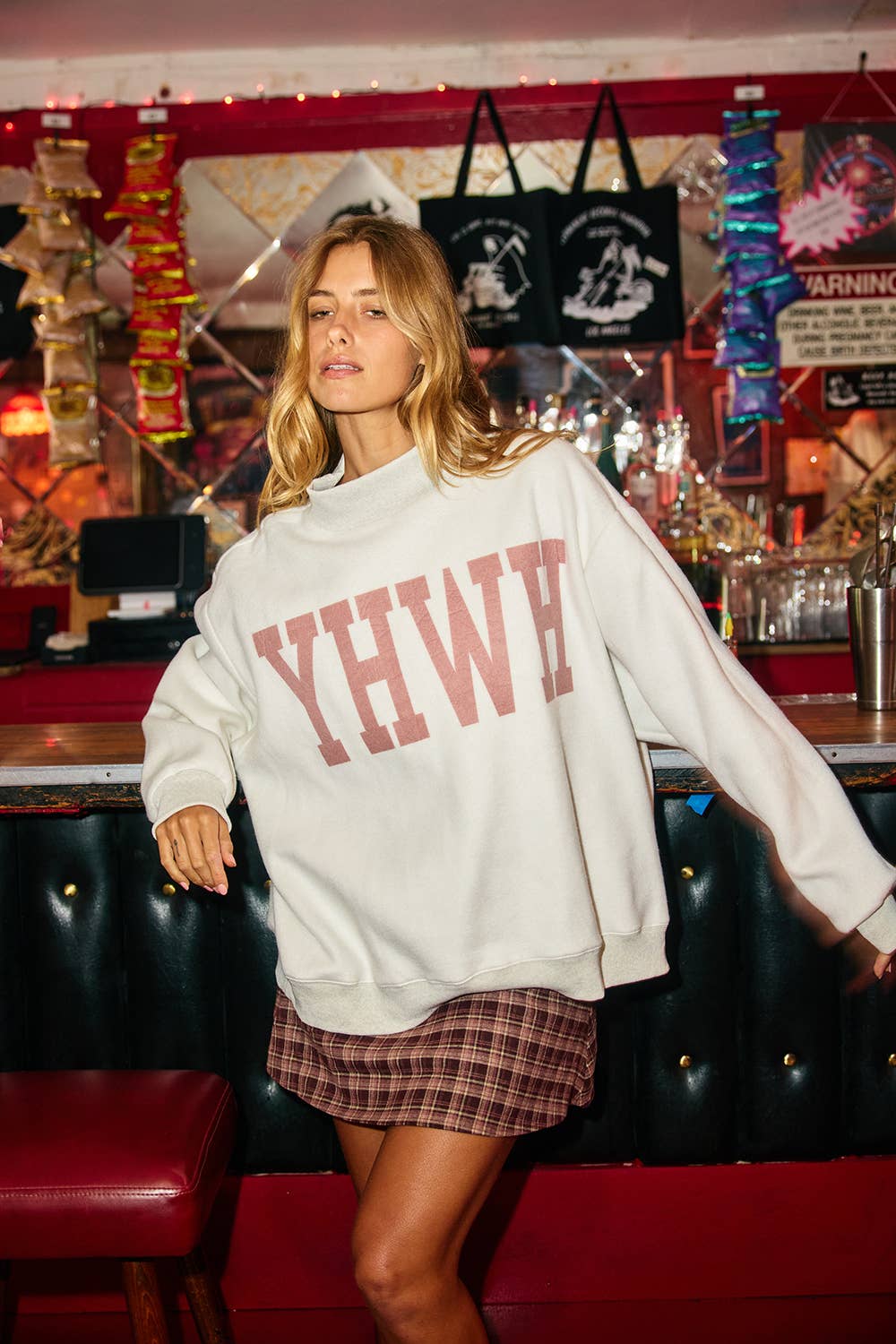 YESHUA & YHWH Reversible Mockneck Sweatshirt