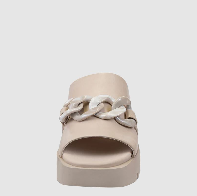 Naked Feet ISO Beige Platform Sandal