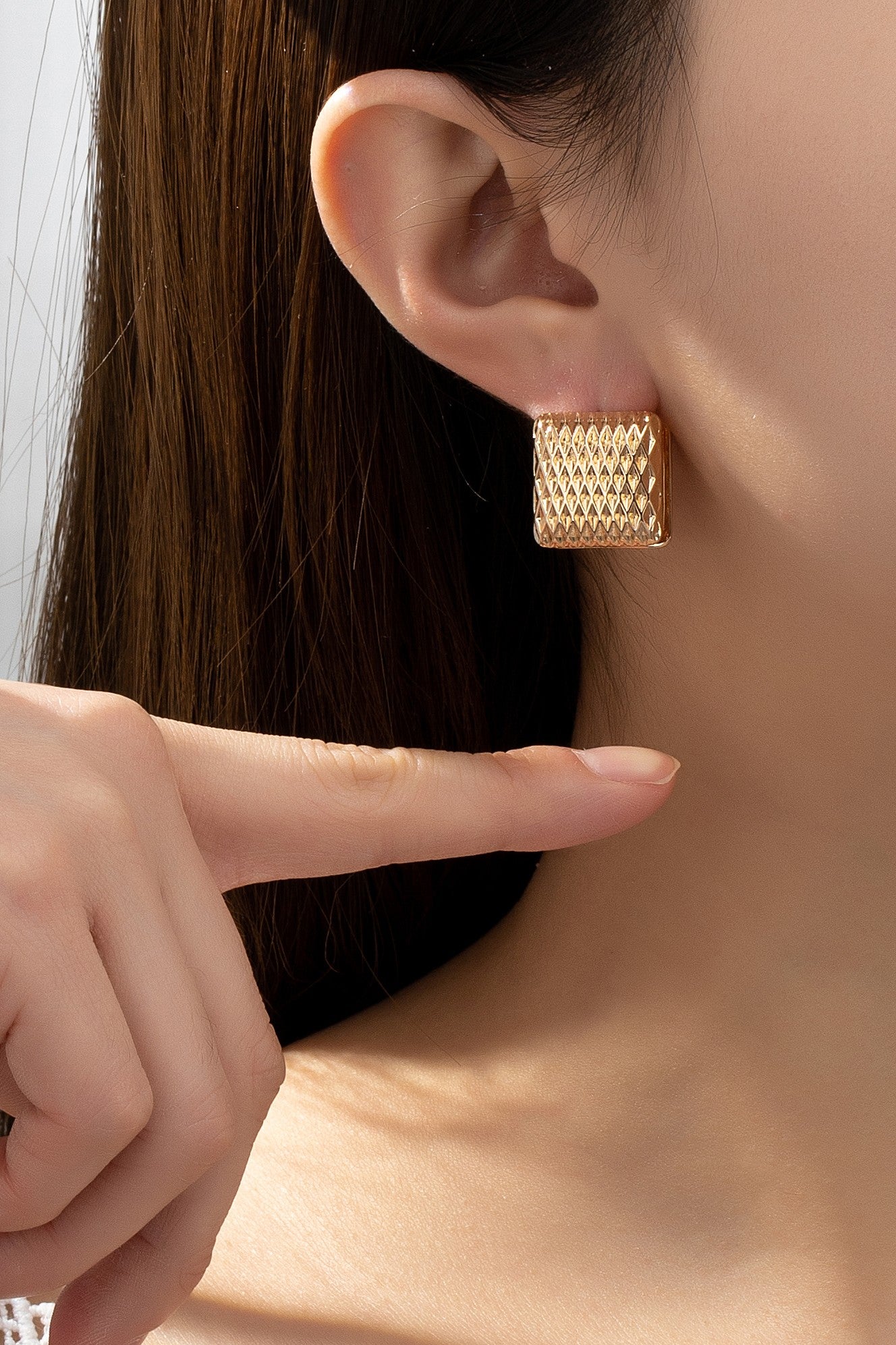 Mollie's Favorite Square Rattan Earrings