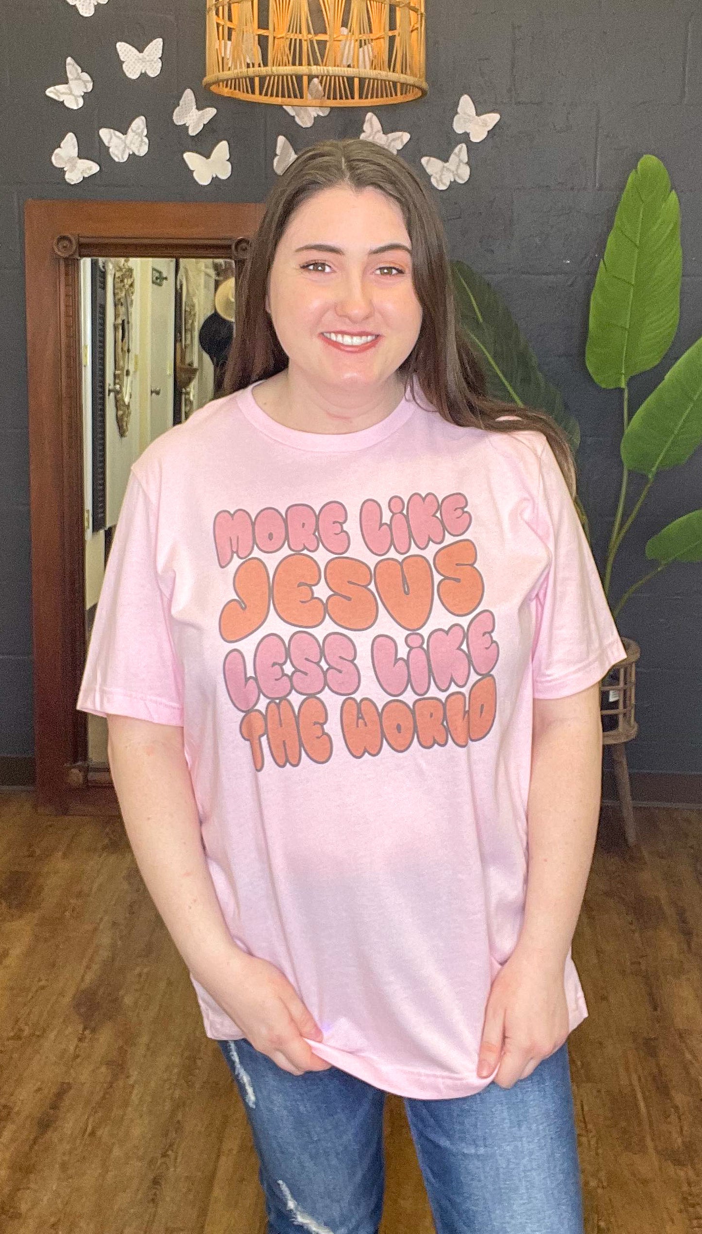 More Like Jesus Retro Tee (Small to 2XL)