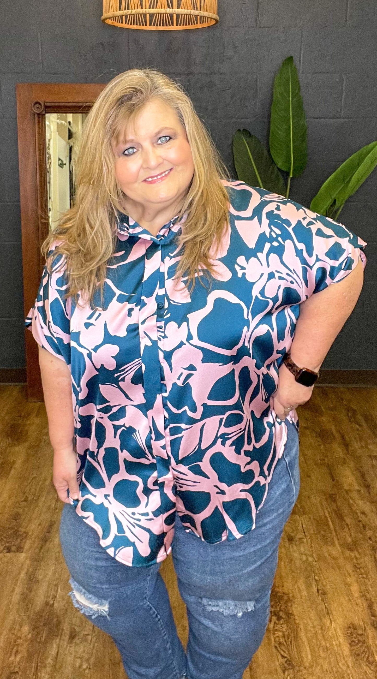 The Peony Blouse (XL to 2X)