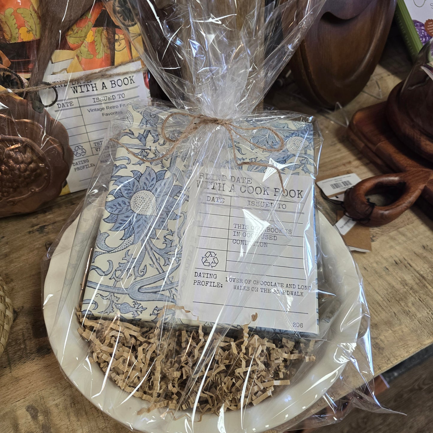 Blind Date with a Cookbook (Pie Plate)