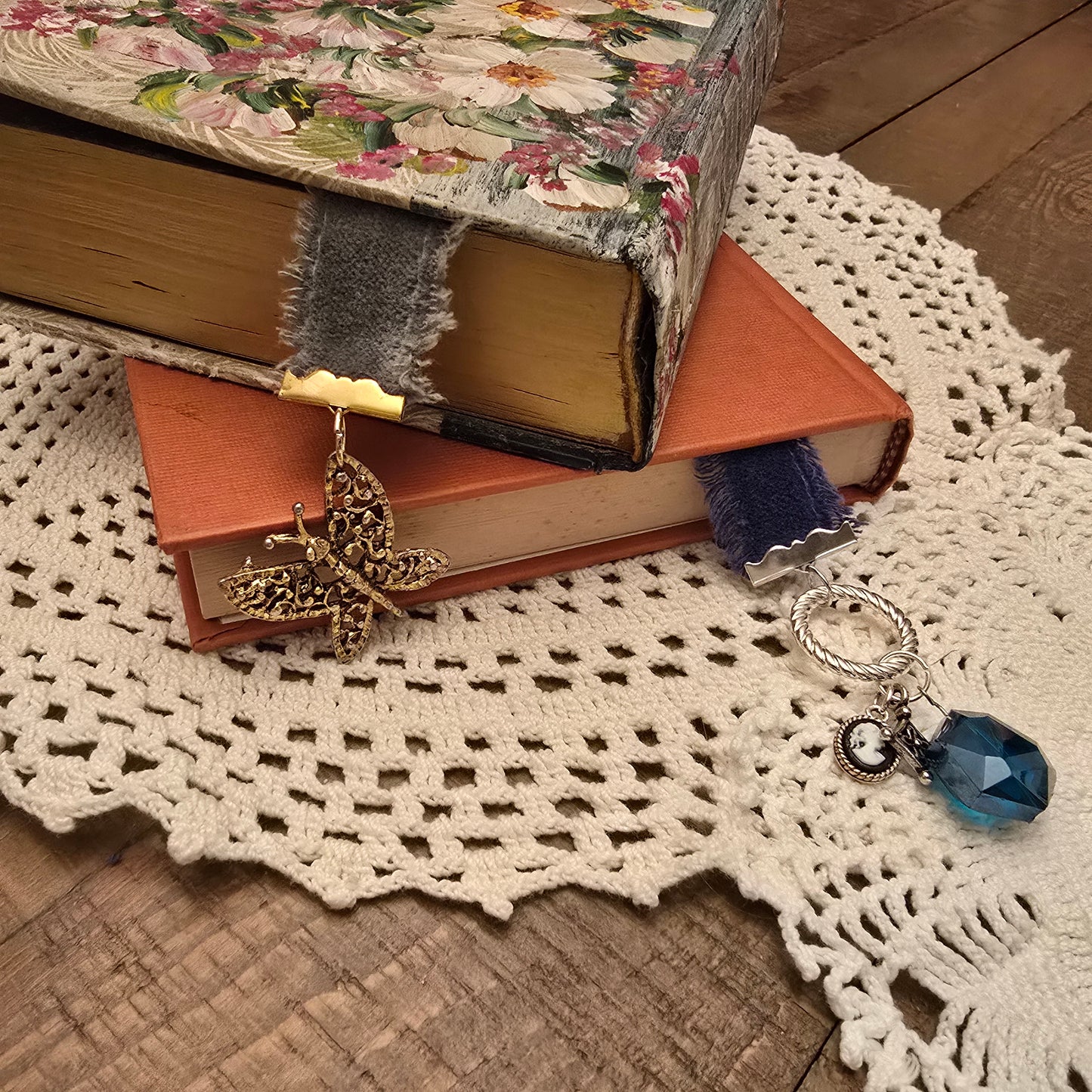 Handmade Velvet Ribbon Book Mark