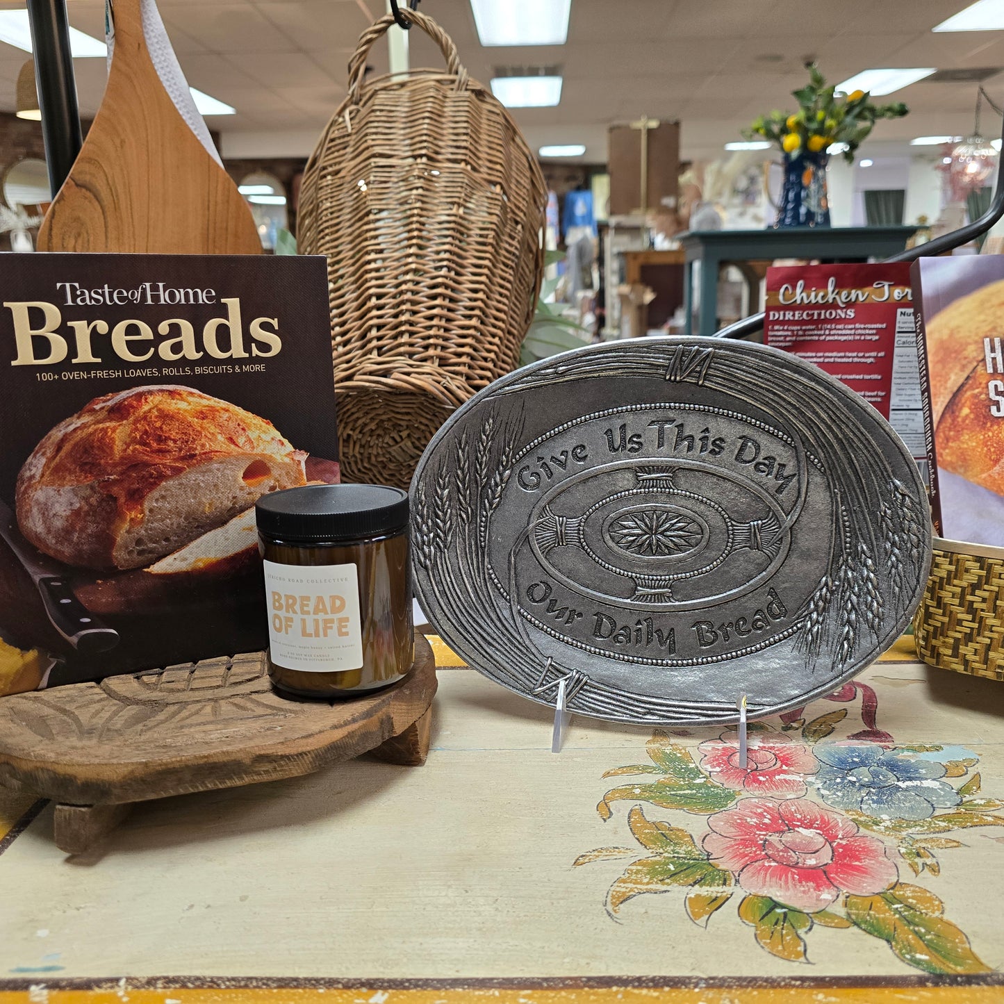 Give us this Day Pewter Tray